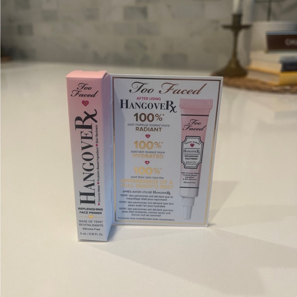 NWT! Too Faced - HangoveRX - Replenishing Face Primer - Mini!